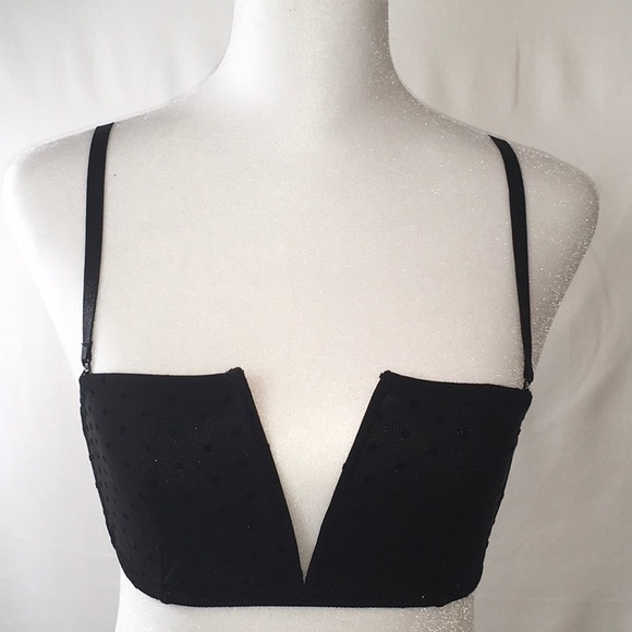 Free People Other - Free People Sierra Black Swiss Dot Bandeau